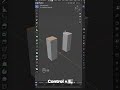 Make Arc Shapes in Blender Easily (Beginner Tip)  #blendertips #3dmodeling #blender3d