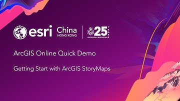 Getting started with ArcGIS StoryMaps