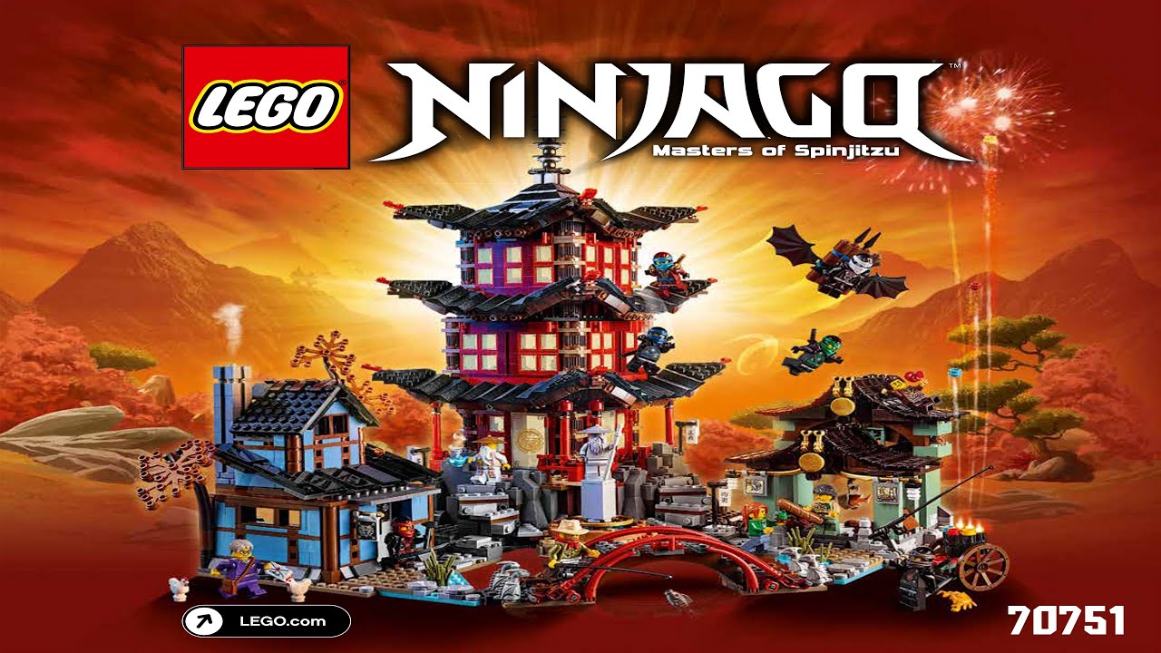 LEGO instructions - Ninjago - 70751 - Temple of Airjitzu - YouTube