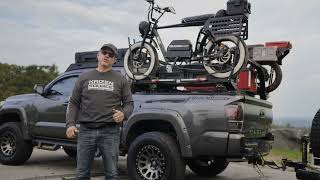 The best truck bed rack system!  Billie Bars Rack on Toyota Tacoma
