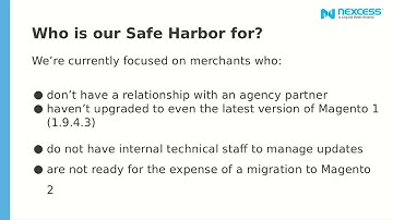 Nexcess Safe Harbor for Magento 1 EOL