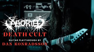 Aborted - Death Cult Guitar Playthrough By Dan Konráðsson