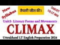 climax in english literature | climax and denouement in english literature | climax figure of speech