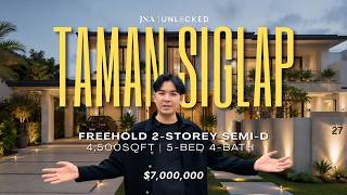 Taman Siglap | Rare Freehold Semi-D in District 15 | Elevated Land, Cul-de-Sac, Close to 4,500 sqft
