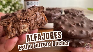 Receta de los más ricos Alfajores Estilo Ferrero Rocher 🍫 | Caseros y Deliciosos | Elu Sweets
