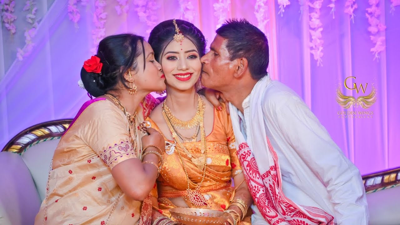 Smita weds amar || Assamese wedding highlight || goldenwingsfilms