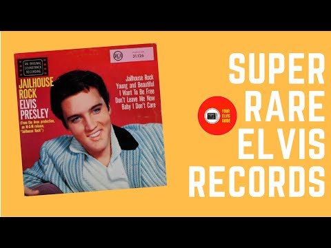 Super Rare Elvis Presley Records: Jailhouse Rock LP South-Africa (1972)