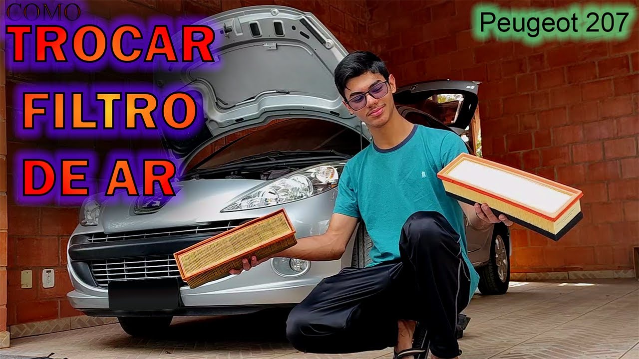 Como Trocar Filtro de AR do Peugeot 207 (Todas Versões)