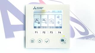 AOS Heating systems video guide 03 - USING MITSUBISHI CONTROLLER TO CHANGE HOT WATER MODE