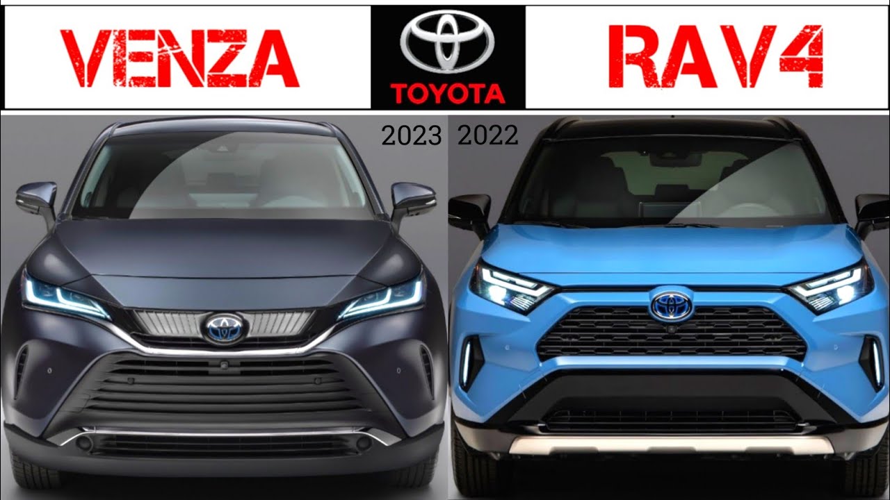 Toyota venza 2022 vs rav4 (2022) hybrid xle, limited 2023 (rav4