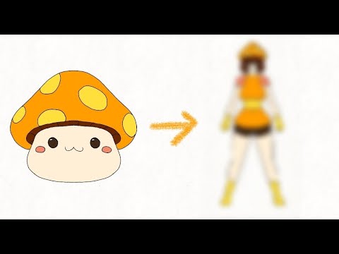 [Samden's] orange mushroom