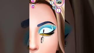 مكياج عيون. العاب بنات. EYe Art makeup. #shorts screenshot 3