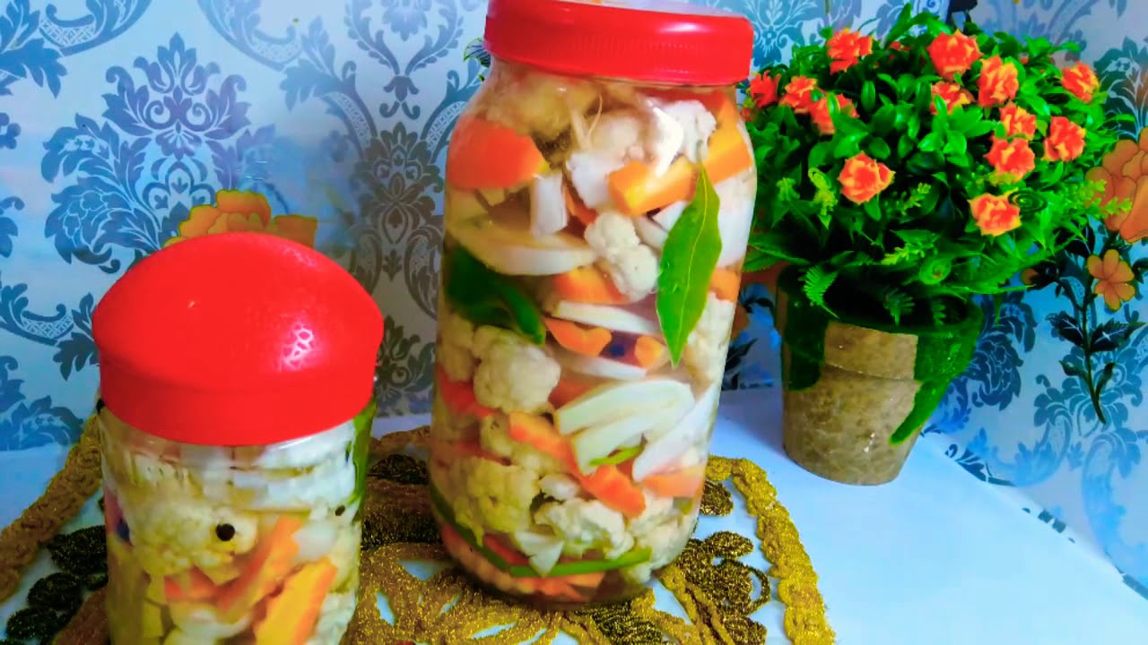 موالح او فاريونت بطريقة سهلة و مضمونة (مخلل الخضار) مع أسرار نجاحها