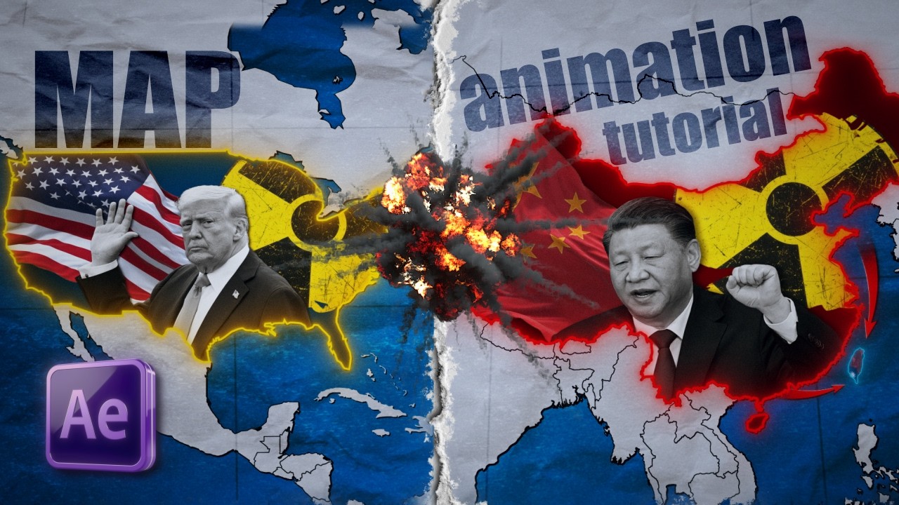 Netflix-Style Documentary Map Animation in After Effects — Transcript