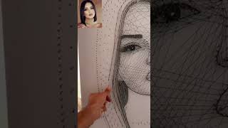 Portrait by me.nail and thread