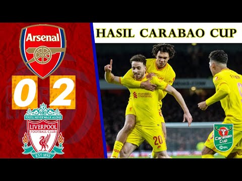 Arsenal vs Liverpool | Hasil Semifinal Carabao Cup Tadi Malam | Hasil Piala Liga Inggris Tadi Malam