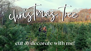 Cut Down Our Christmas Tree +  Decorate it With Us! Our 2022 Christmas Tree Vlog 🎄 by Tina Sayers 319 views 1 year ago 9 minutes, 22 seconds