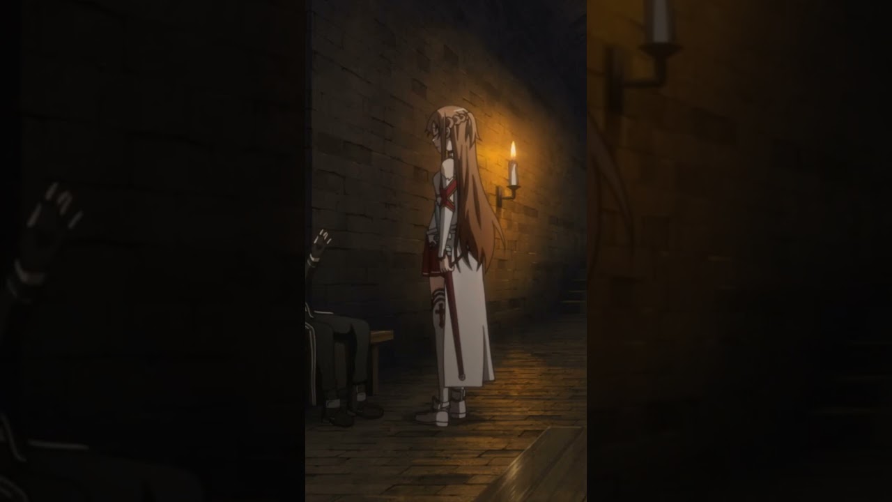 Когда я впервые увидела твой двойной меч Момент изанимеМастера Меча Онлайн  Sword Art Online 9x16