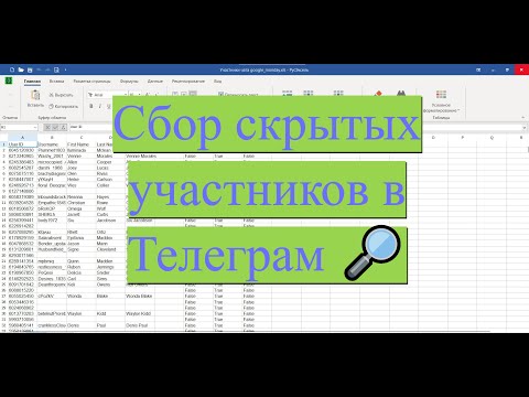 Сбор скрытых участников групп в Телеграм