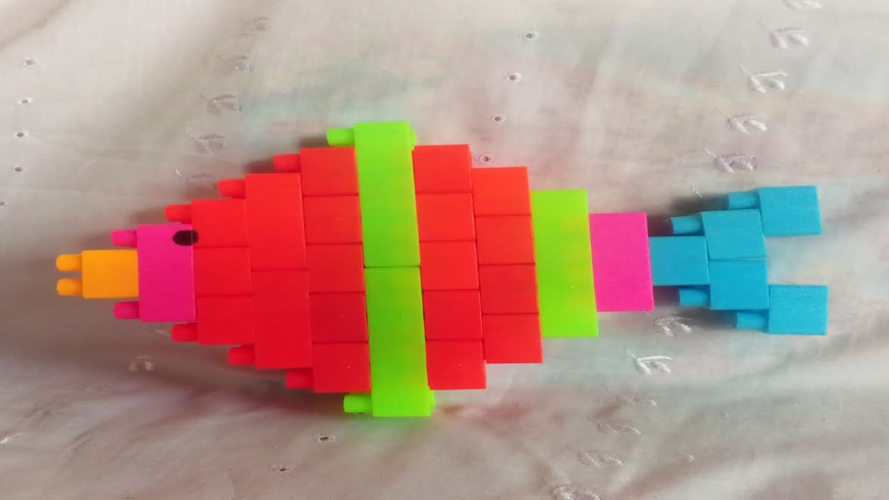 Satisfying DIY ASMR Fish | Blocks Fish | Building Blocks Fish