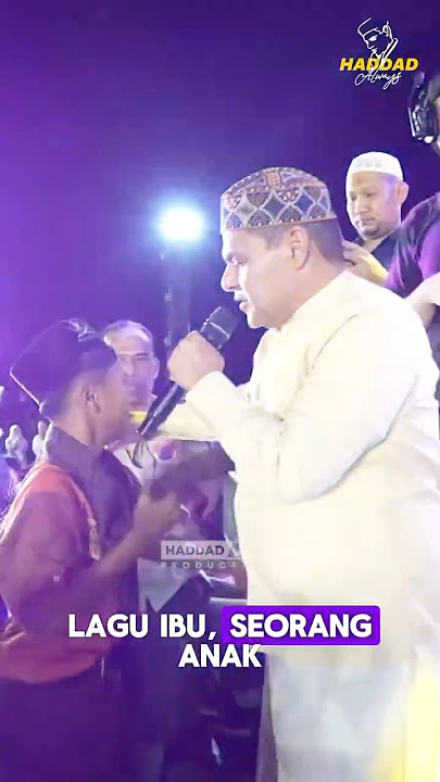 Tangis Rindu Seorang Anak Saat Haddad Alwi Menyanyikan Lagu 'Ibu'