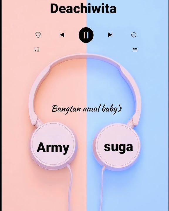 Dual audio What's app status Deachiwita (Head phone must ) #Suga #Deachiwita #Btsarmy