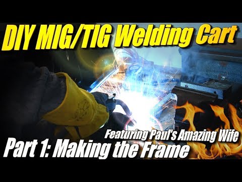 DIY MIG/TIG Welding Cart Part 1: Making the frame thumbnail