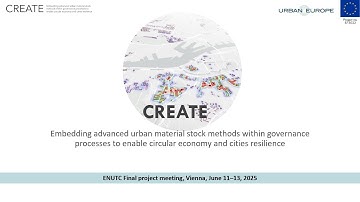 Webinar on the CREATE project.
