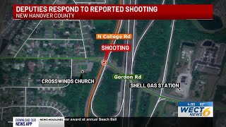 New Hanover Co. Sheriff’s Office respond to shooting at Gordon and N. College