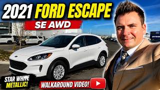 2021 Ford Escape SE - Stat White walkaround video 09 New 2021 Ford Escape Se Awd Walk Around 24767