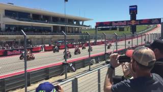 Moto2 Warm up lap @ Circuit of the Americas