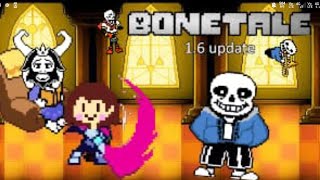 Bonetale 1.6 pre release обзор&Азгор-геймплей ⟨прохождение⟩