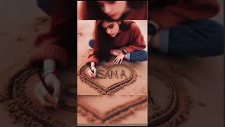 sana  name video #youtubeshorts #viral #short