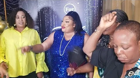 ACTORS AND FRIENDS JOINED FOLUKE DARAMOLA ON THE DANCE FLOOR AS SHE CELEBRATES HER BIRTHDAY IN STYLE