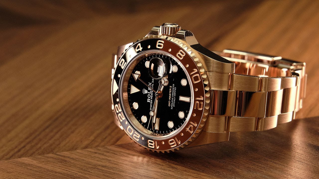 Hængsel Demon Play Skærpe Rolex GMT-Master II in Everose – Sports watch made in rose gold? - YouTube