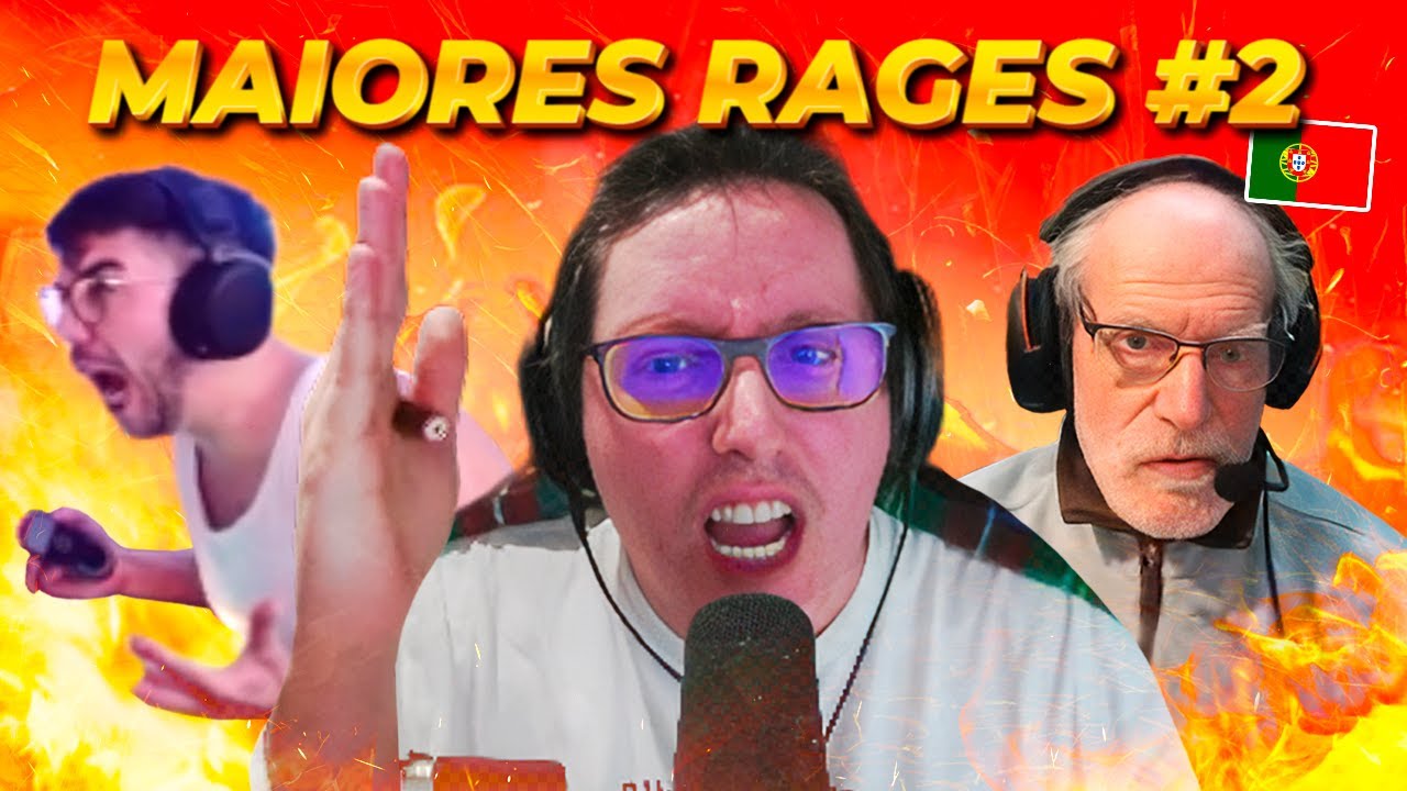 OS MAIORES RAGES DOS STREAMERS DA TWITCH PORTUGAL #2 😡