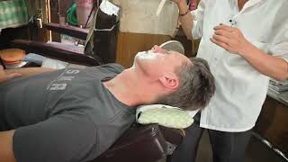 π Relaxing SHAVE with HAIR WASH & STYLE |  μ±μ°μ΄μ©μ Seongu South Korea's Oldest Barbershop in Seoul
