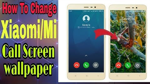 How To change Default Caller Screen Wallpaper in miui9 || miui9 tricks.
