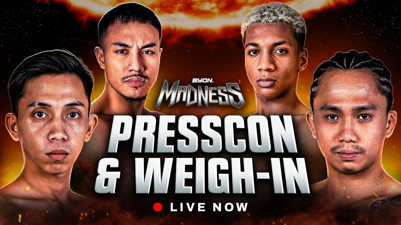 WEIGH IN & PRESS CONFERENCE BYON MADNESS “AMAN KOBOI VS SUNGOKONG”