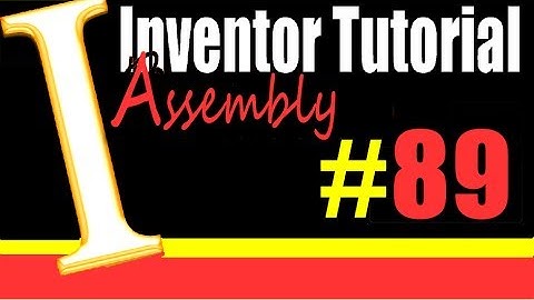 89 AutoDesk Inventor Assembly Tutorial: Mate Constraint