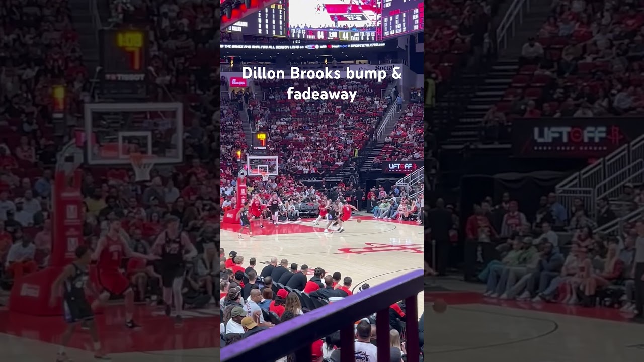 Dillon Brooks bump & fadeaway 