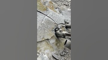 New rock breaking equipment: piston rock splitter