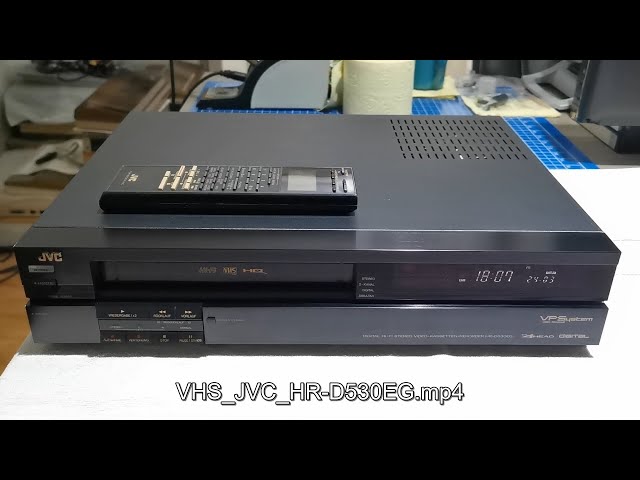 VHS JVC HR-D530EG - YouTube