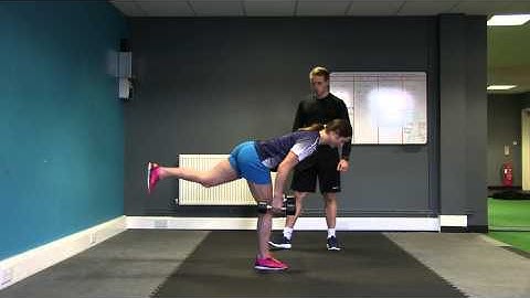 Dumbbell single leg RDL