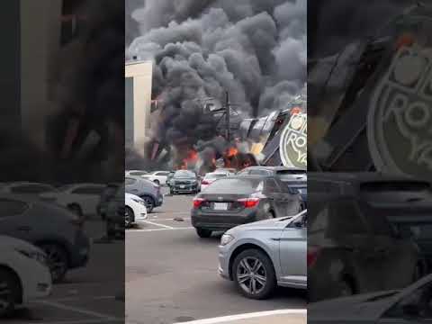 Alarma por un fuego en el Casino