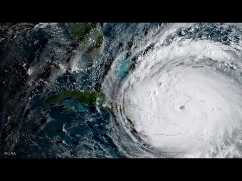 Hurricane Irma reaches the Caribbean – video report