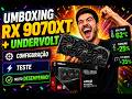 RX 9070 XT CHEGOU! 😱 Unboxing, Undervolt e Testes