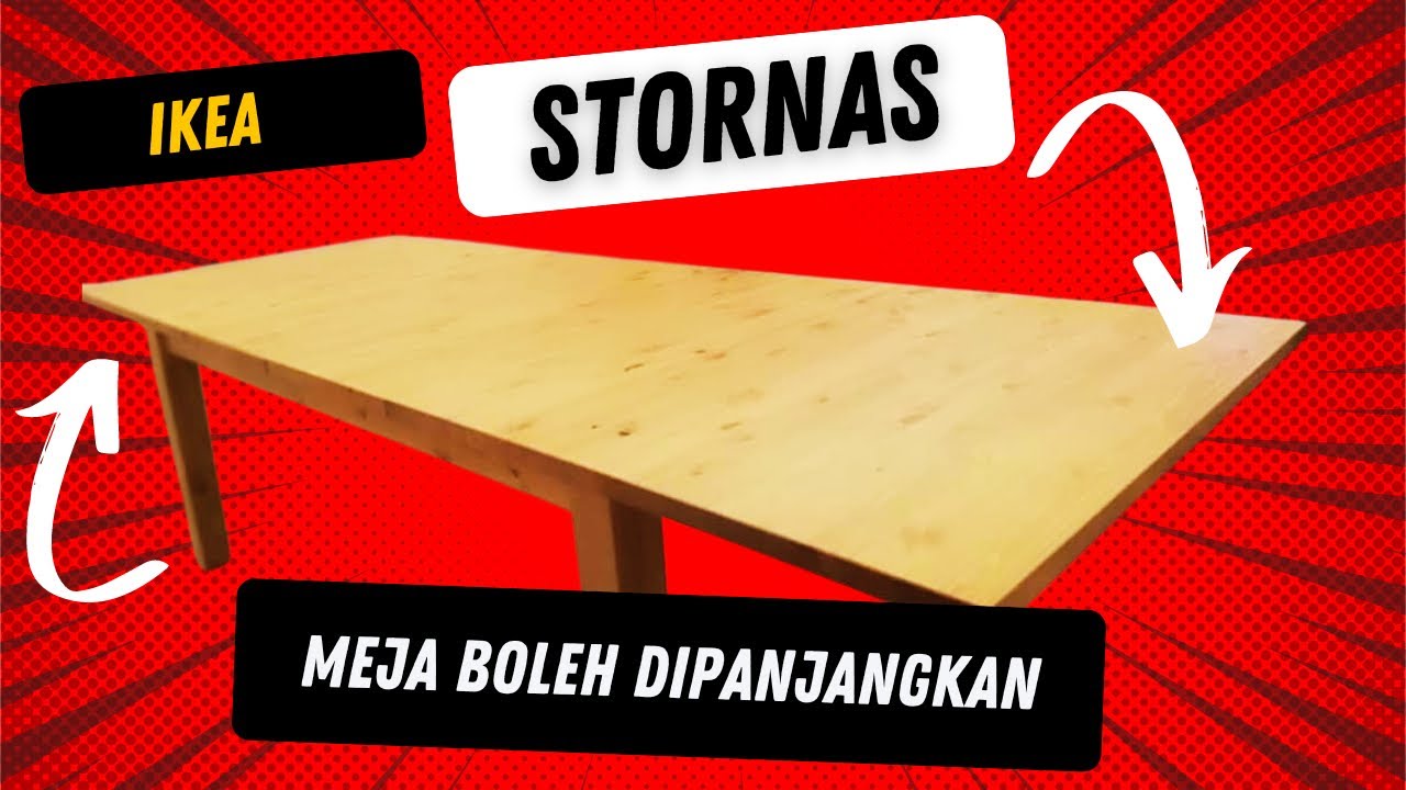  IKEA  STORNAS Dining Table Review Bahasa Malaysia  YouTube