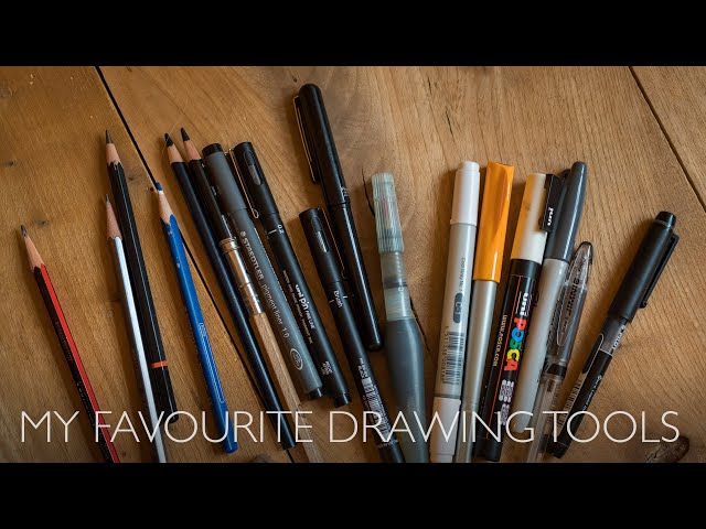 My favorite drawing tools right now