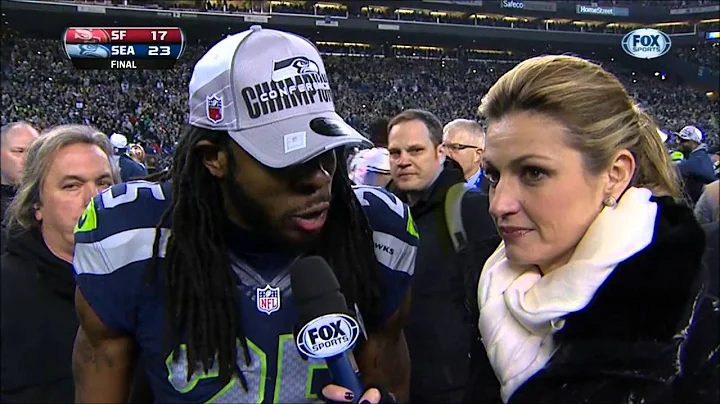 Richard Sherman rips Michael Crabtree in Erin Andr...